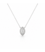 Positano collier 18k witgoud met 0.39ct diamant