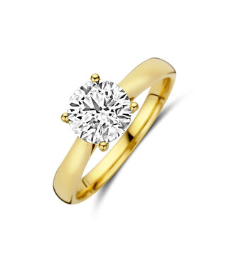 Tomylo Tomylo ring goud 14k & labgrown diamant 1.50ct. VS/F maat 54 certificaat