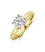 Tomylo ring goud 14k & labgrown diamant 1.50ct. VS/F maat 54 certificaat