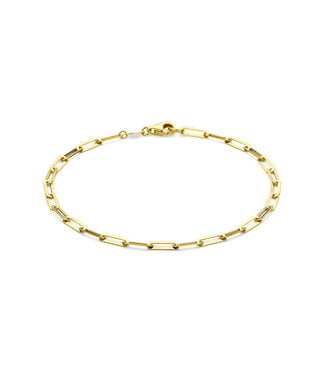 ROEMER ROEMER armband paperclip geelgoud 14K 3mm