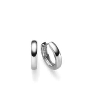 ROEMER ROEMER Oorringen 14k witgoud 2.5mm