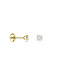 Tomylo oorknoppen goud 14k & labgrown diamant 0.50ct Si/GH 4mm