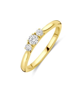 Tomylo Tomylo ring goud 14k & labgrown diamant 0.26ct Vs/G maat 54