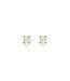 Tomylo oorknoppen goud 14k & labgrown diamant 1.00ct Si/GH (2) 5.5mm