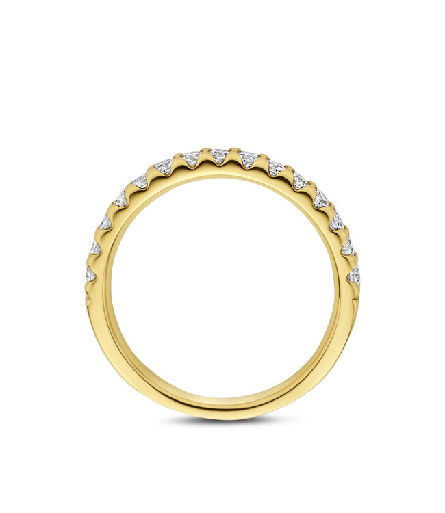 Tomylo ring goud 14k & labgrown 0.50ct Vs/F maat 56