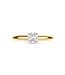 Tomylo ring goud 14k & labgrown diamant 0.50ct Vs/G maat 56
