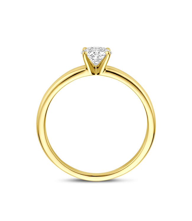 Tomylo ring goud 14k & labgrown diamant 0.50ct Vs/G maat 56