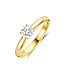 Tomylo ring goud 14k & labgrown diamant 0.50ct Vs/G maat 54