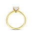 Tomylo Ring goud 14k & labgrown diamant 1.00ct Vs/G maat 56