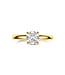 Tomylo Ring goud 14k & labgrown diamant 1.00ct Vs/G maat 56