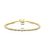 Tomylo tennisarmband goud 14k & labgrown diamant 2.00ct Si/G 17.5cm