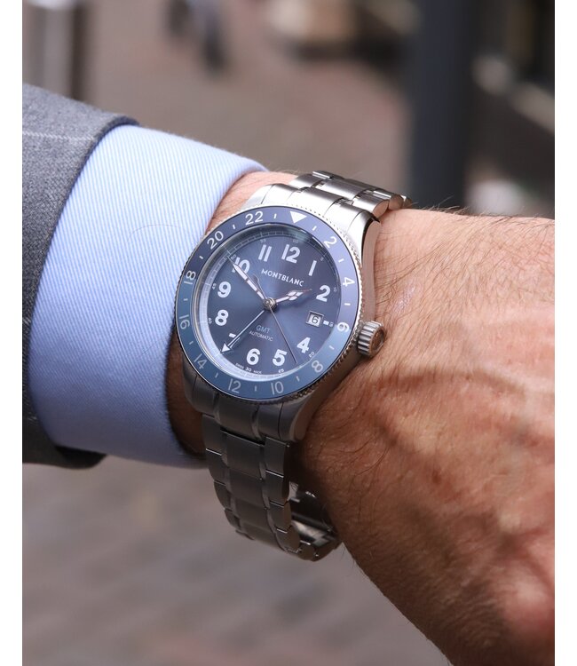 Montblanc Horloge 1858 GMT MB136523
