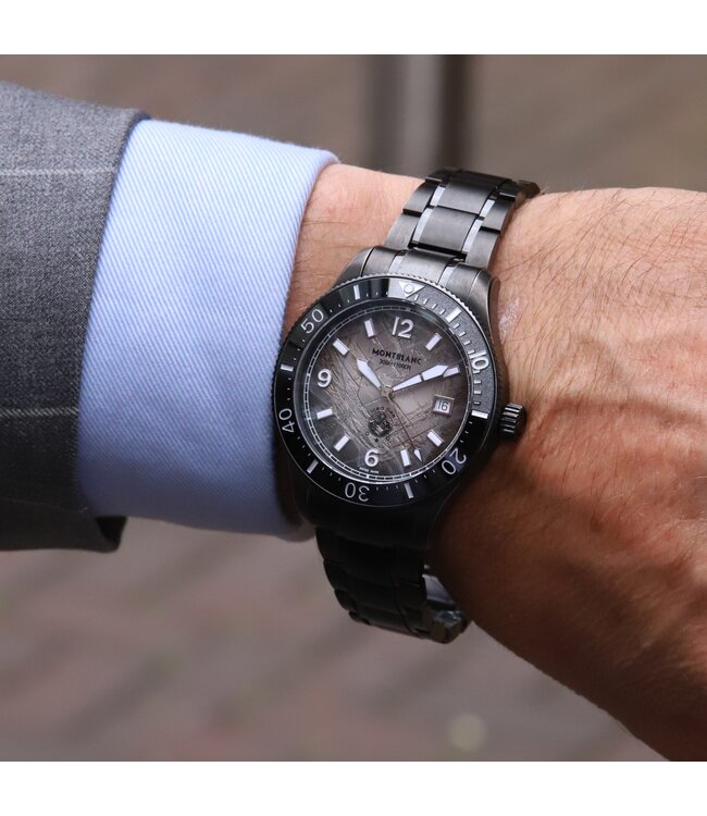 Montblanc Horloge Iced Sea Automatic Date 0 Oxygen MB137541