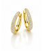 Noor Noor oorringen goud 14k met diamant 0.96ct. Si/W