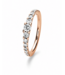 Noor Noor ring roségoud 14k met diamant 0.50ct W/Si maat 54