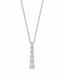 Noor Noor collier met hanger witgoud 14k met diamant 0.40ct Si/Wes