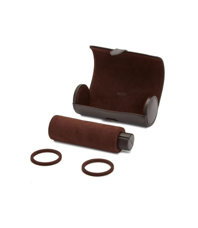 Wolf Blake Watch Roll with capsule 305006 brown