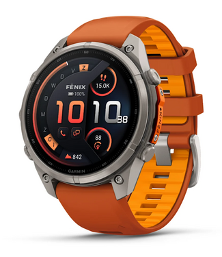 Garmin Garmin  fēnix 9 Pro – inReach, 010-04336-01 47 mm Multisport smartwatch met oranje band