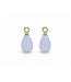 ROEMER by Bregje ROEMER by Bregje oorbalhangers Chalcedoon 14K geelgoud
