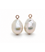 ROEMER ROEMER by Bregje oorbelhangers barok parel 14k rosegoud