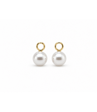 ROEMER by Bregje ROEMER by Bregje oorbelhanger witte parel 14K geelgoud