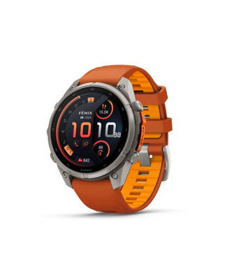 Garmin Garmin  fēnix 9 Pro – inReach, 010-04336-01 47 mm Multisport smartwatch met oranje band