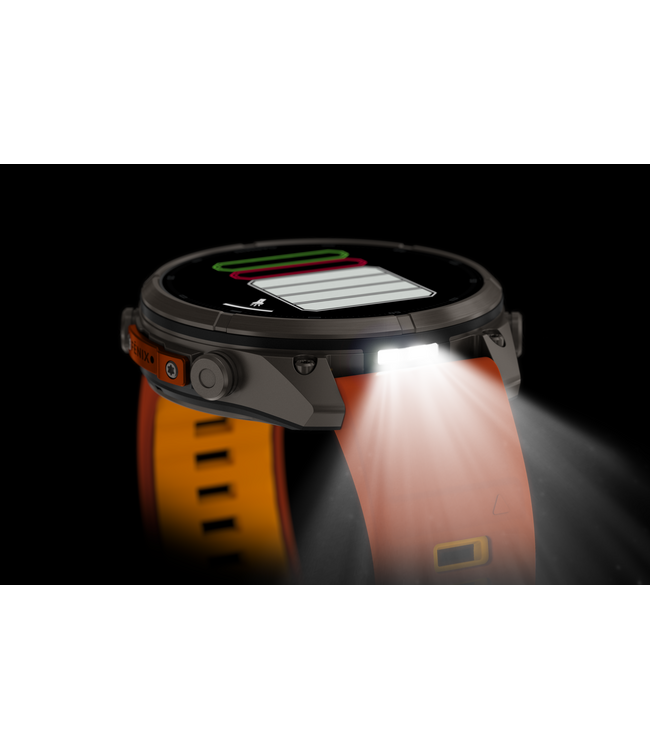 Garmin  fēnix 9 Pro – inReach, 010-04336-01 47 mm Multisport smartwatch met oranje band