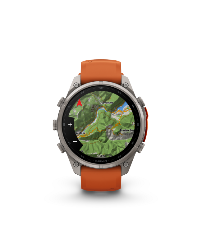Garmin  fēnix 9 Pro – inReach, 010-04336-01 47 mm Multisport smartwatch met oranje band