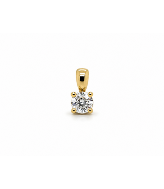 ROEMER ROEMER Hanger 18k geelgoud met diamant 0.17ct  G VS2