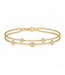 ROEMER ROEMER Armband met diamant 0.15ct 14k geelgoud