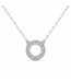 ROEMER ROEMER Collier 14k witgoud met diamant 0.13ct