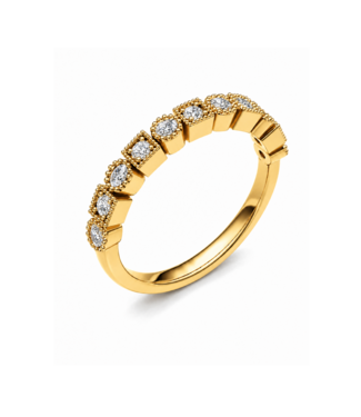 ROEMER ROEMER Ring 14k geelgoud met diamant 0.22ct maat 55