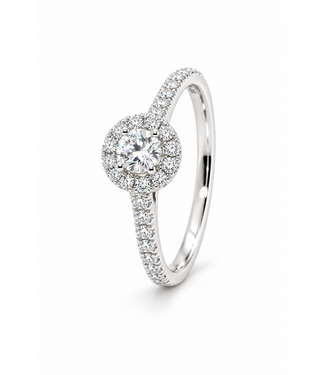 ROEMER ROEMER ring 18k witgoud Circulo met diamant 0.67ct 55