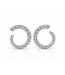 Noor Noor oorsieraden witgoud 14k met diamant 1.00ct Si/Wes