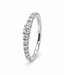 Noor Noor ring witgoud 14k met diamant 0.50ct. Si Wes maat 55