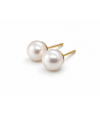 ROEMER ROEMER Oorstekers met Parel 14k geelgoud