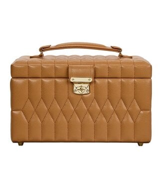 WOLF WOLF Lauren Medium Jewelry Box  Caramel 349707