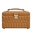 WOLF Lauren Medium Jewelry Box  Caramel 349707