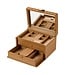 WOLF Lauren Medium Jewelry Box  Caramel 349707