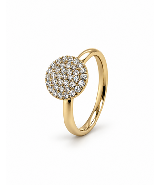 Positano Positano ring goud 14k met 0.40ct diamant maat 53