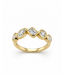 Positano ring goud 14k met 0.90ct diamant maat 54