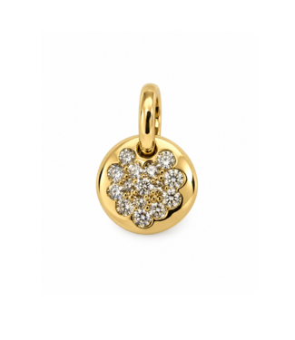 Positano Positano hanger goud 14k met 0.19ct diamant