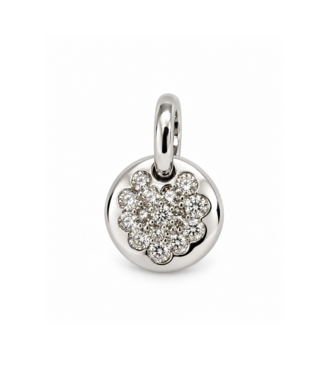 Positano Positano hanger witgoud 14k met 0.19ct diamant