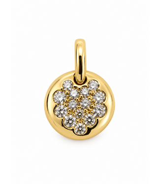 Positano Positano hanger goud 14k met 0.19ct diamant