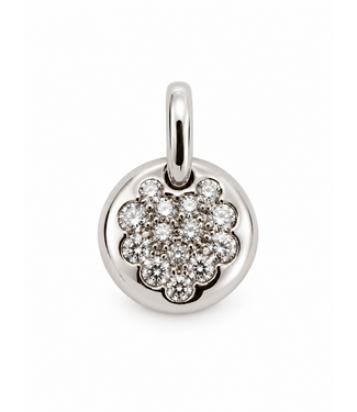 Positano Positano hanger witgoud 14k met 0.19ct diamant