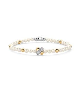 Tirisi Moda Tirisi Moda armband met parel TM2255PW(2T)