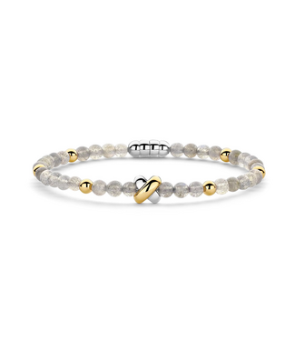 Tirisi Moda Tirisi Moda armband Kisses met Labradoriet TM2254LB(2T)
