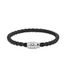 Montblanc armband 130897 leer zwart maat 68