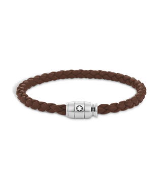 Montblanc Montblanc armband 136000 leder bruin maat 60
