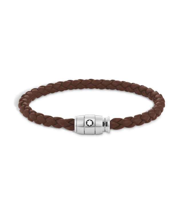 Montblanc armband 136000 leder bruin maat 60
